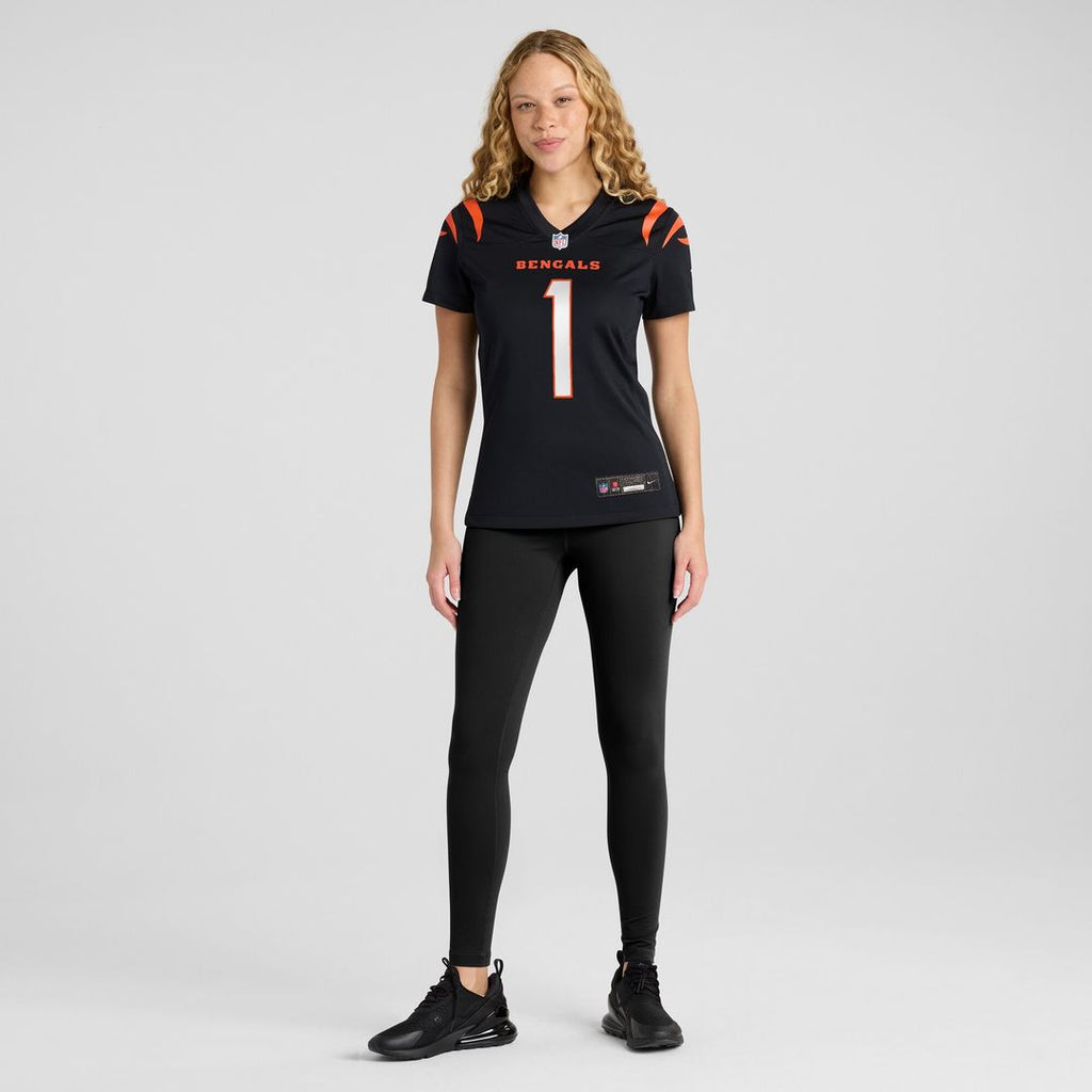 Ja'Marr Chase Cincinnati Bengals Nike Women's Game Jersey - Black Official NFL Team Apparel Football Fan Gear