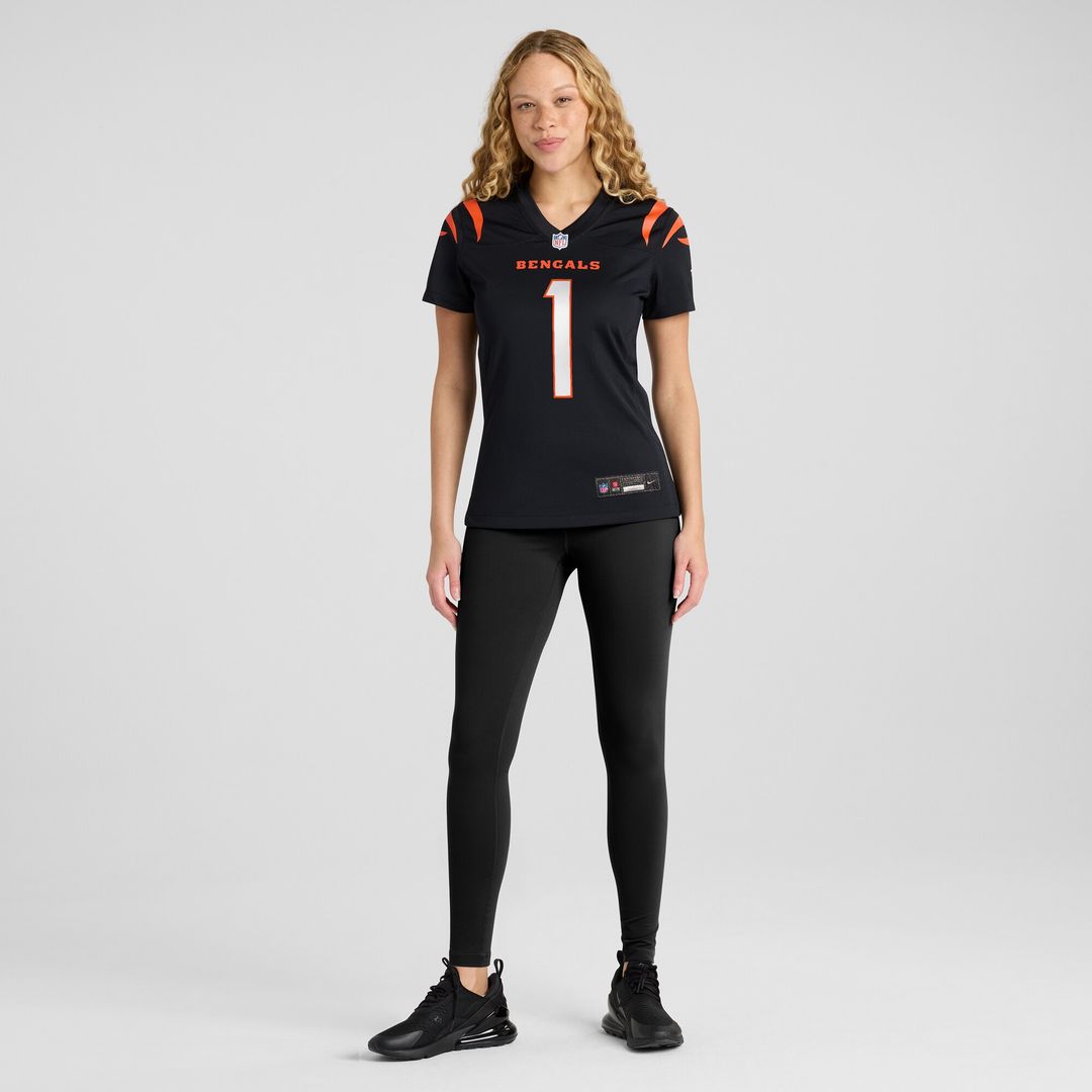 Ja'Marr Chase Cincinnati Bengals Nike Women's Game Jersey - Black Official NFL Team Apparel Football Fan Gear