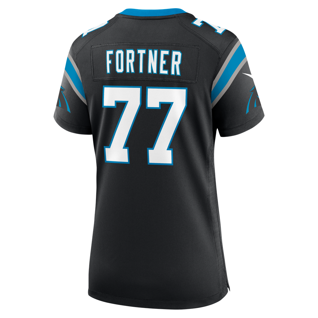 Luke Fortner Carolina Panthers Nike Women's Team Game Jersey - Black Official NFL Team Apparel Football Fan Gear