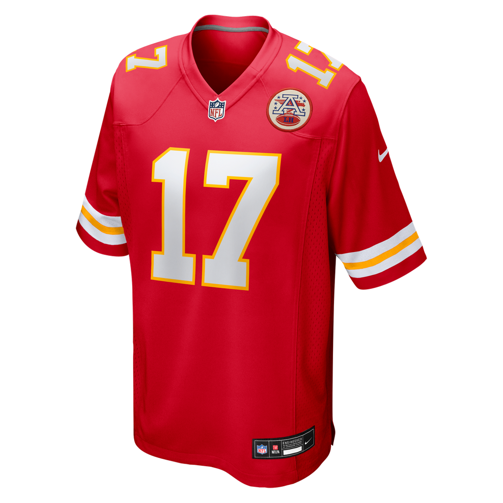 Richie James Kansas City Chiefs Nike Game Jersey - Red Official NFL Team Apparel Football Fan Gear