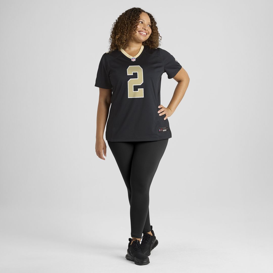 Spencer Rattler New Orleans Saints Nike Women's Team Game Jersey - Black Official NFL Team Apparel Football Fan Gear