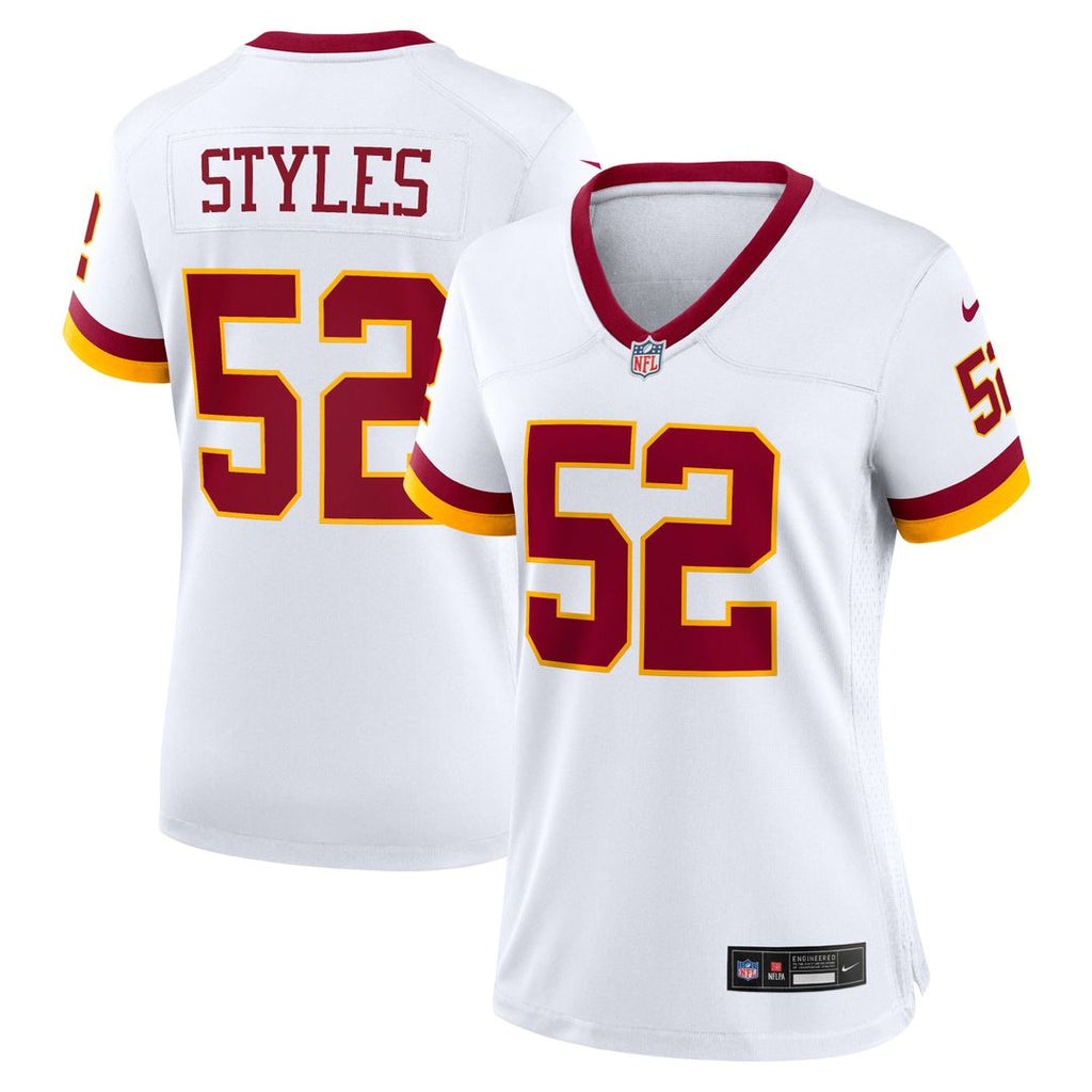 Sonny Styles Washington Commanders Nike Women's Game Super Bowl Era Jersey - White Official NFL Team Apparel Football Fan Gear