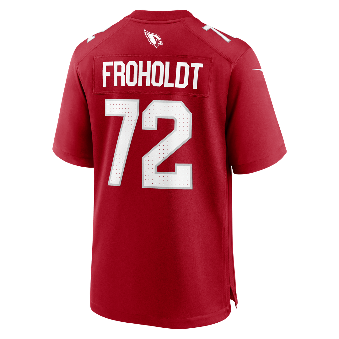 Hjalte Froholdt Arizona Cardinals Nike Team Game Jersey - Cardinal Official NFL Team Apparel Football Fan Gear