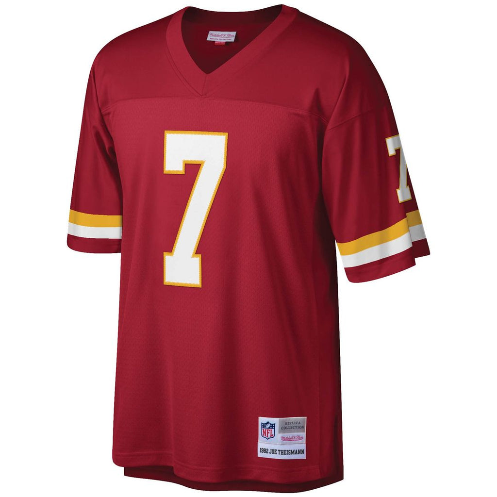 Joe Theismann Washington Football Team Mitchell & Ness Legacy Replica Jersey - Burgundy Official NFL Team Apparel Football Fan Gear