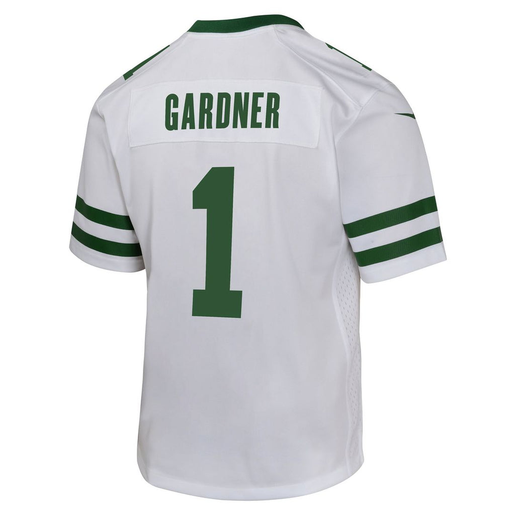 Ahmad Sauce Gardner New York Jets Nike Youth Game Jersey - Green Official NFL Team Apparel Football Fan Gear