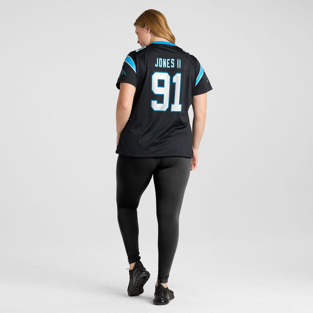 Patrick Jones II Carolina Panthers Nike Women's Team Game Jersey - Black Official NFL Team Apparel Football Fan Gear