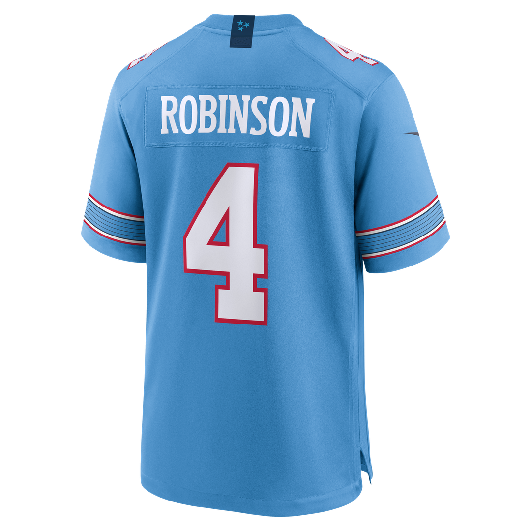 Wan'Dale Robinson Tennessee Titans Nike Team Game Jersey - Light Blue Official NFL Team Apparel Football Fan Gear