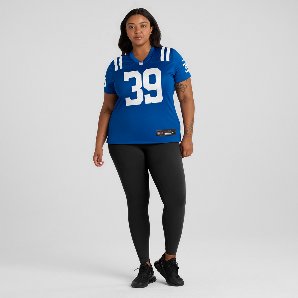 George Odum Indianapolis Colts Nike Women's Team Game Jersey - Royal Official NFL Team Apparel Football Fan Gear