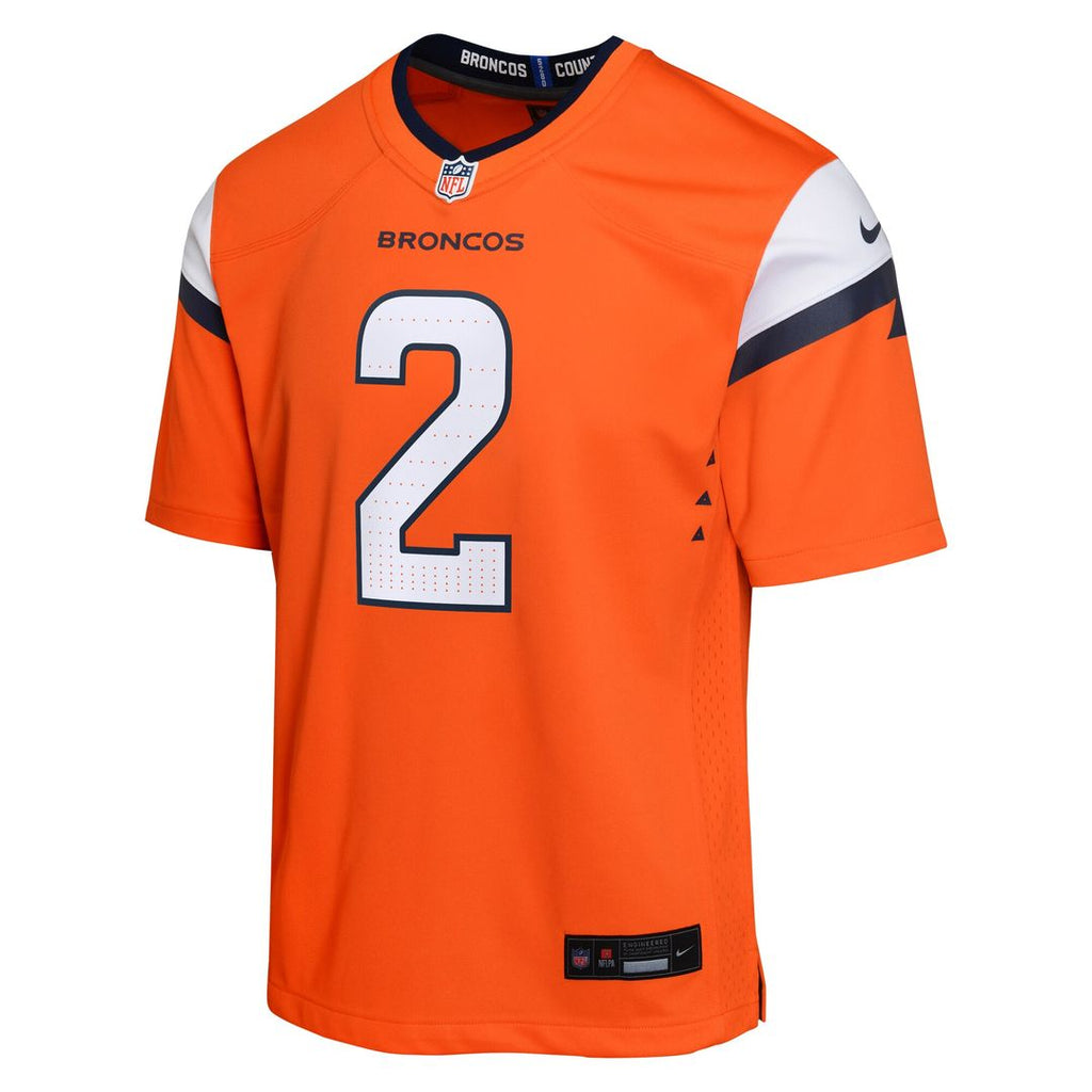 Patrick Surtain II Denver Broncos Nike Youth Game Jersey - Orange Official NFL Team Apparel Football Fan Gear