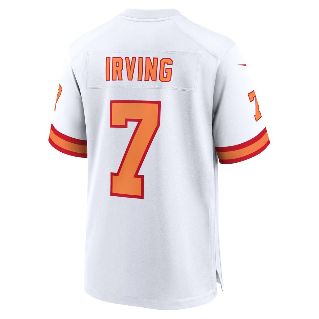 Bucky Irving '76 Tampa Bay Buccaneers Nike Game Jersey - White Official NFL Team Apparel Football Fan Gear
