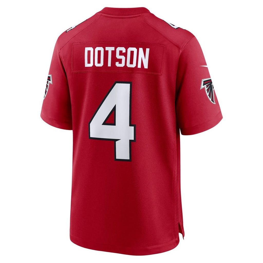 Jahan Dotson Atlanta Falcons Nike Team Game Jersey - Red Official NFL Team Apparel Football Fan Gear