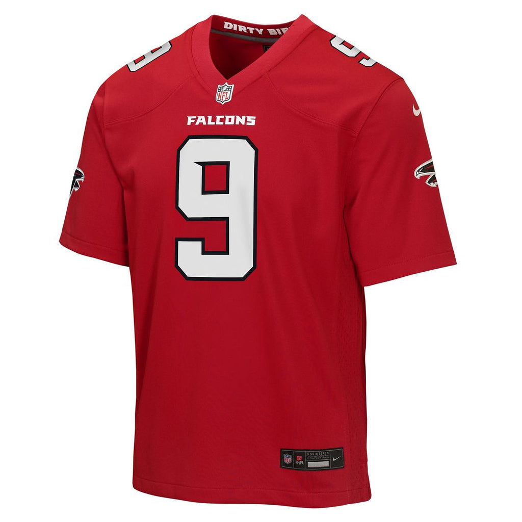 Michael Penix Jr. Atlanta Falcons Nike Youth Game Jersey - Red Official NFL Team Apparel Football Fan Gear