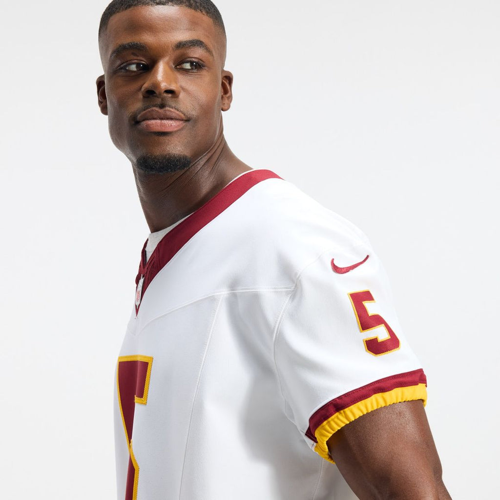 Jayden Daniels Washington Commanders Nike Alternate 2 Super Bowl Era Vapor F.U.S.E. Elite Jersey - White Official NFL Team Apparel Football Fan Gear
