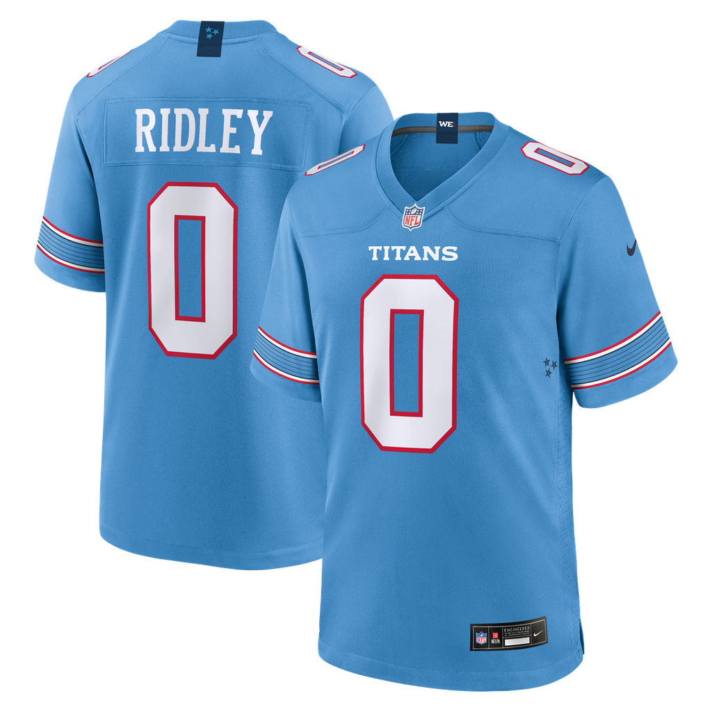 Calvin Ridley Tennessee Titans Nike Game Jersey - Light Blue Official NFL Team Apparel Football Fan Gear