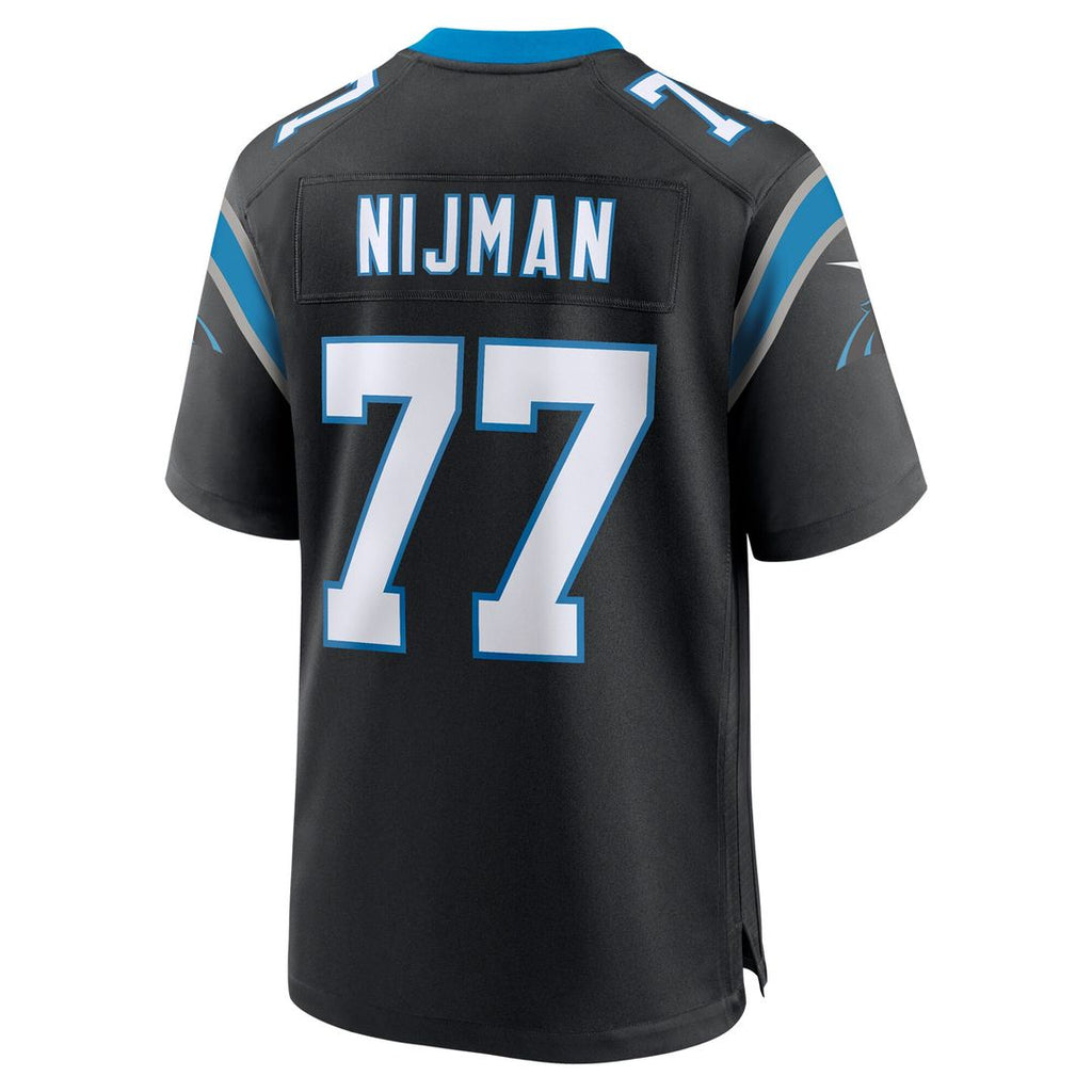 Yosh Nijman Carolina Panthers Nike Game Jersey - Black Official NFL Team Apparel Football Fan Gear