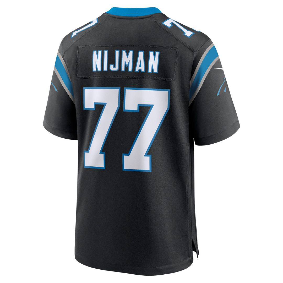 Yosh Nijman Carolina Panthers Nike Game Jersey - Black Official NFL Team Apparel Football Fan Gear