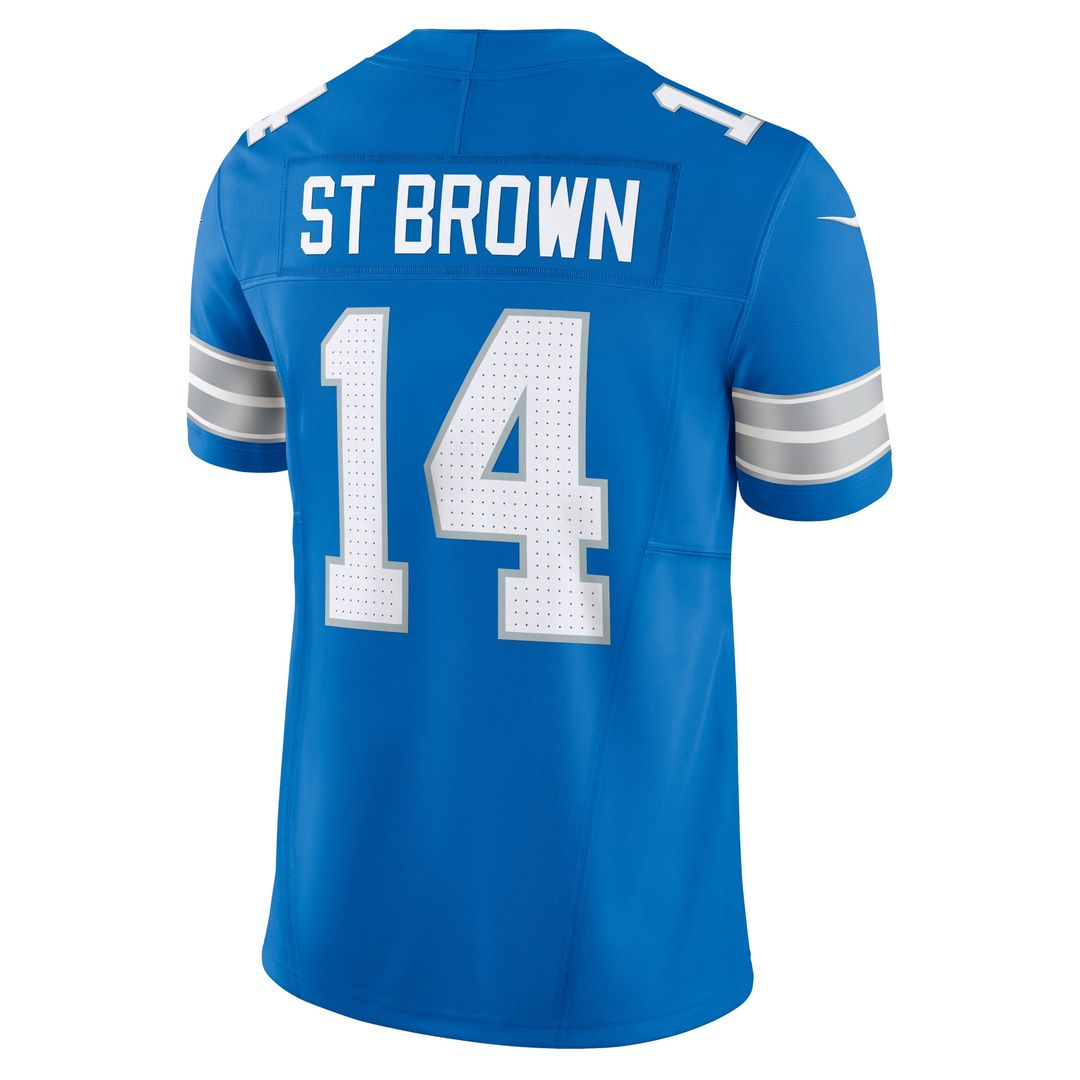 Amon-Ra St. Brown Detroit Lions Nike 2nd Alternate Vapor F.U.S.E. Limited Jersey - Black Official NFL Team Apparel Football Fan Gear