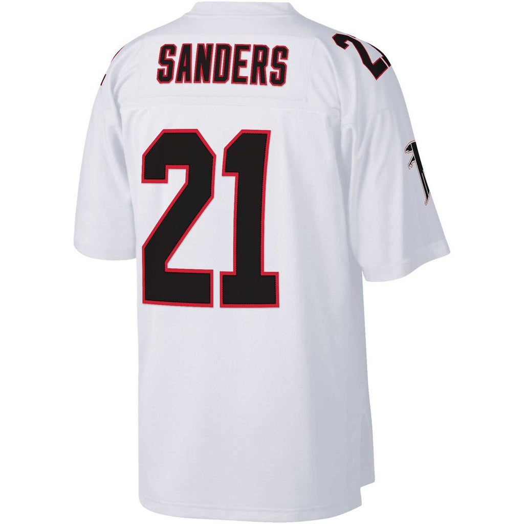 Deion Sanders Atlanta Falcons Mitchell & Ness Big & Tall 1992 Retired Player Replica Jersey - Black Official NFL Team Apparel Football Fan Gear