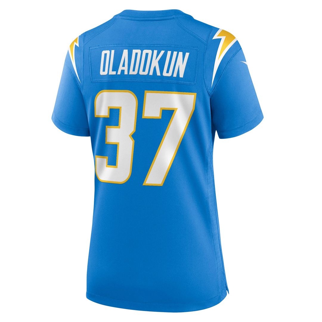 Jordan Oladokun Los Angeles Chargers Nike Women's Team Game Jersey - Powder Blue Official NFL Team Apparel Football Fan Gear