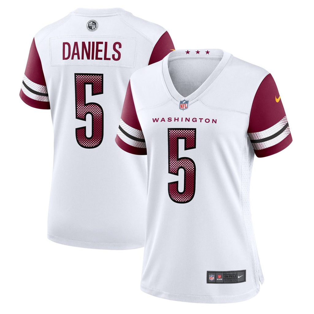 Jayden Daniels Washington Commanders Nike Women's Game Jersey - White Official NFL Team Apparel Football Fan Gear