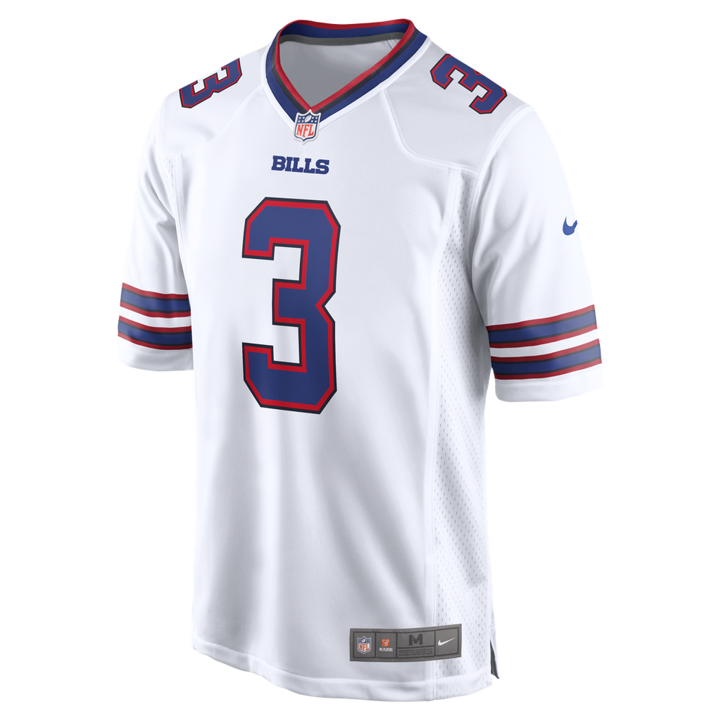 Damar Hamlin Buffalo Bills Nike Game Jersey - White Official NFL Team Apparel Football Fan Gear