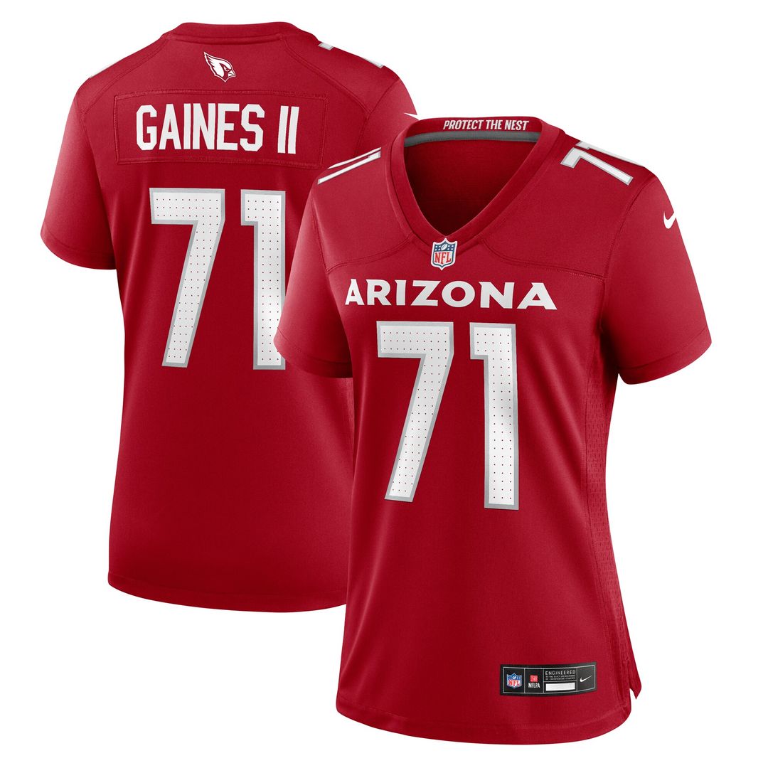 Jon Gaines II Arizona Cardinals Nike Women's Team Game Jersey - Cardinal Official NFL Team Apparel Football Fan Gear