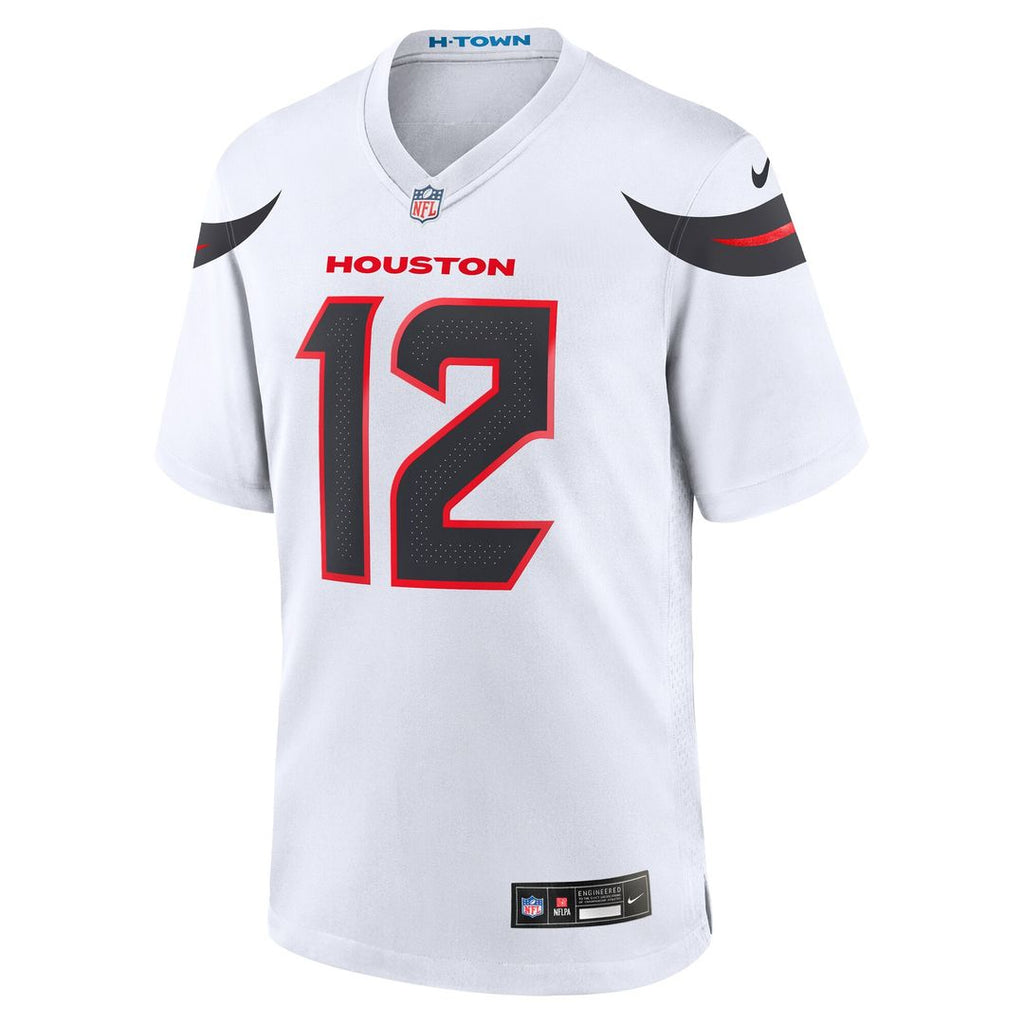 Nico Collins Houston Texans Nike Game Jersey - White Official NFL Team Apparel Football Fan Gear