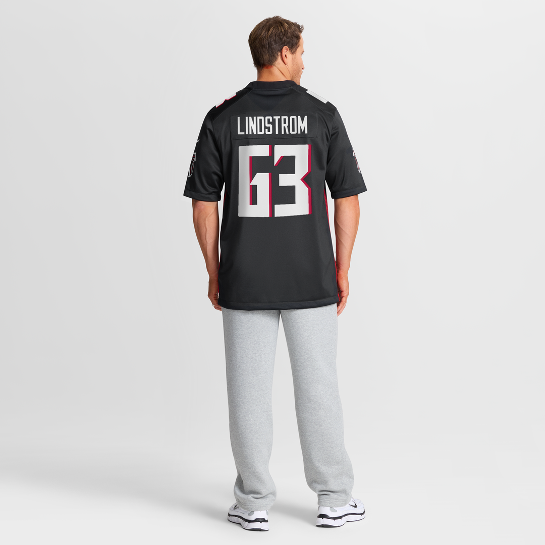 Chris Lindstrom Atlanta Falcons Nike Game Jersey - Black Official NFL Team Apparel Football Fan Gear