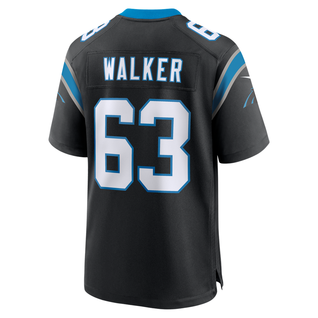 Rasheed Walker Carolina Panthers Nike Team Game Jersey - Black Official NFL Team Apparel Football Fan Gear