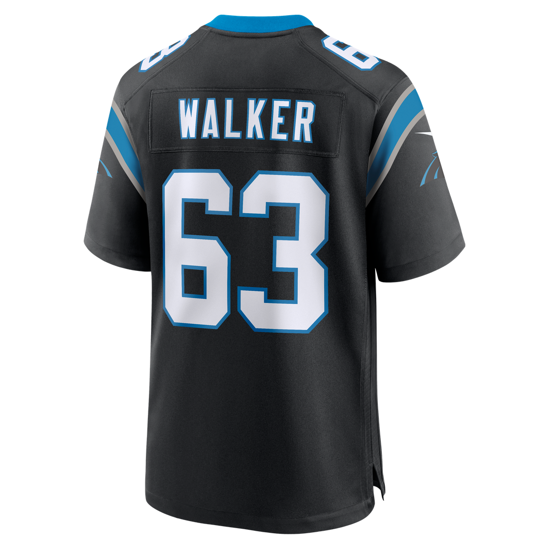 Rasheed Walker Carolina Panthers Nike Team Game Jersey - Black Official NFL Team Apparel Football Fan Gear