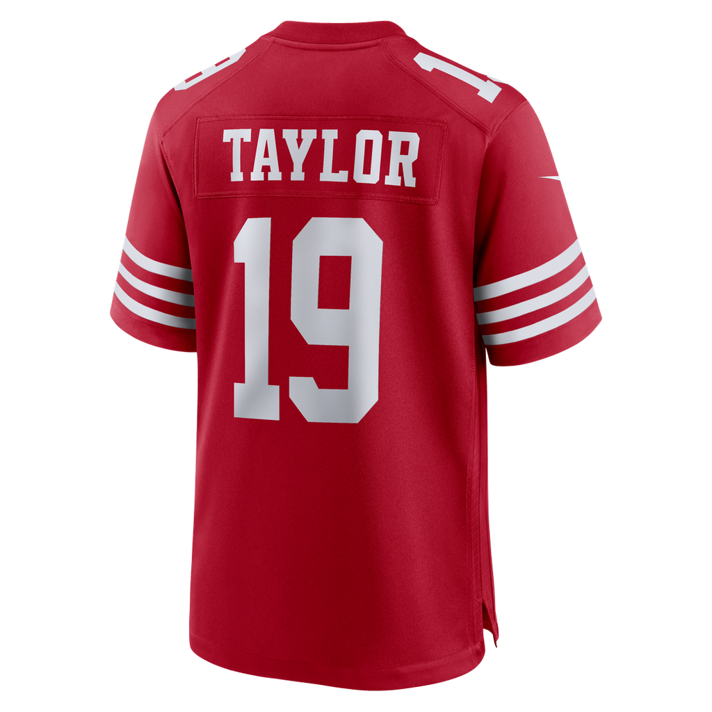 Trent Taylor San Francisco 49ers Nike Team Game Jersey - Scarlet Official NFL Team Apparel Football Fan Gear