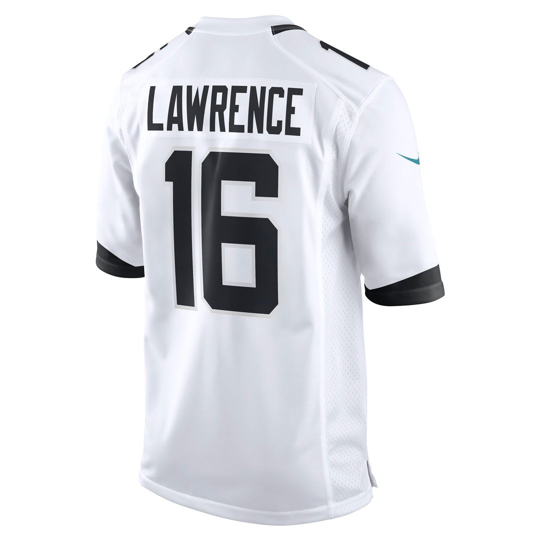 Trevor Lawrence Jacksonville Jaguars Nike White Game Jersey - White Official NFL Team Apparel Football Fan Gear