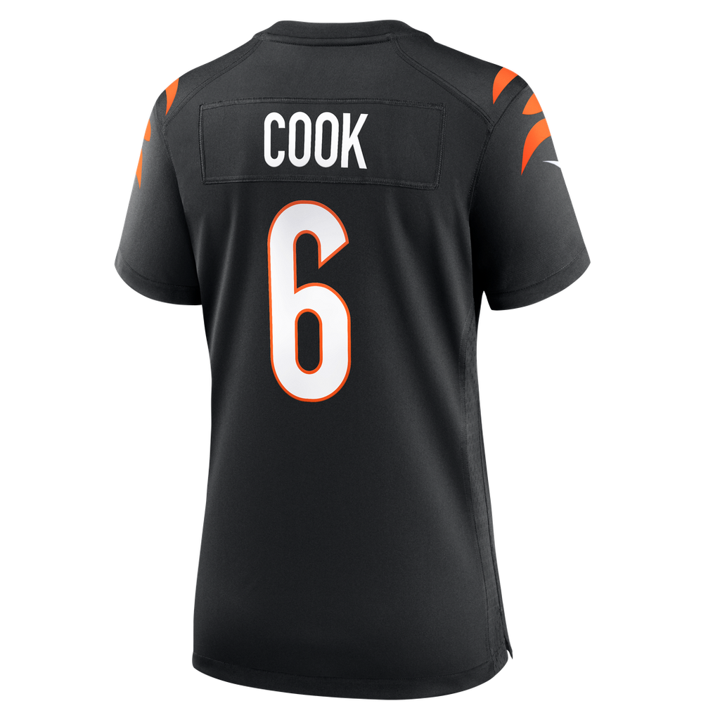 Bryan Cook Cincinnati Bengals Nike Women's Team Game Jersey - Black Official NFL Team Apparel Football Fan Gear