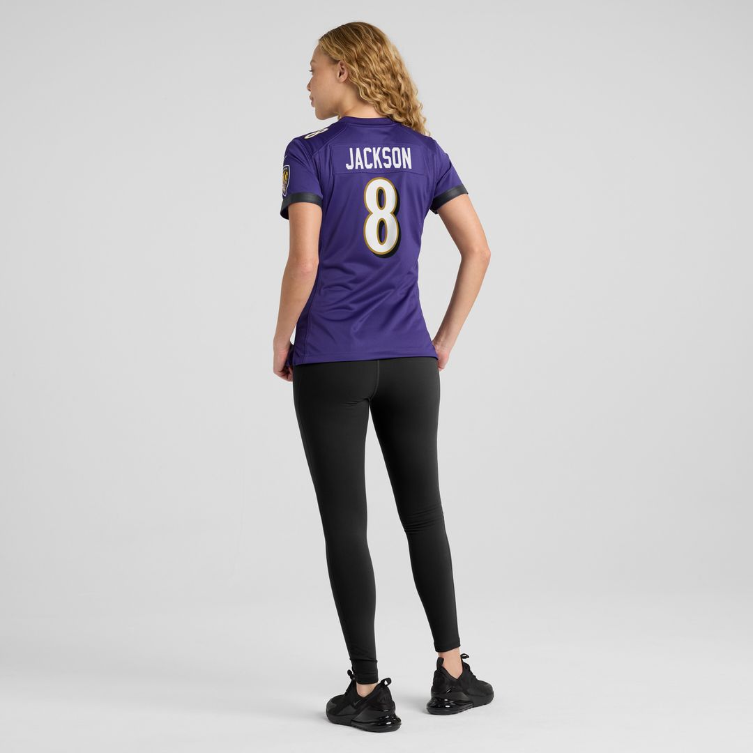 Lamar Jackson Baltimore Ravens Nike Women's Game Jersey - Purple Official NFL Team Apparel Football Fan Gear