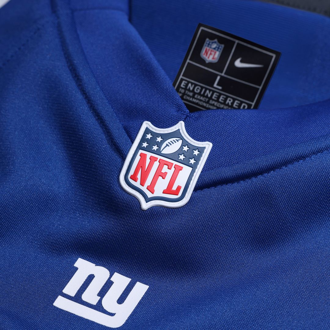 Jaxson Dart New York Giants Nike Team Game Jersey - Royal Official NFL Team Apparel Football Fan Gear
