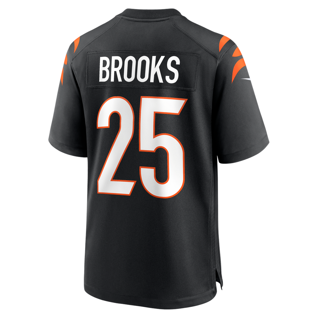 Tahj Brooks Cincinnati Bengals Nike Team Game Jersey - Black Official NFL Team Apparel Football Fan Gear