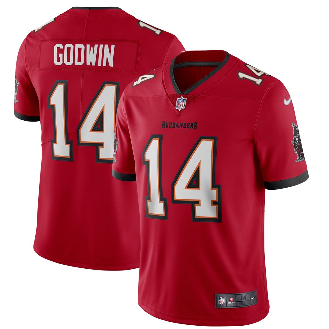 Chris Godwin Tampa Bay Buccaneers Nike Vapor Limited Jersey - Red Official NFL Team Apparel Football Fan Gear