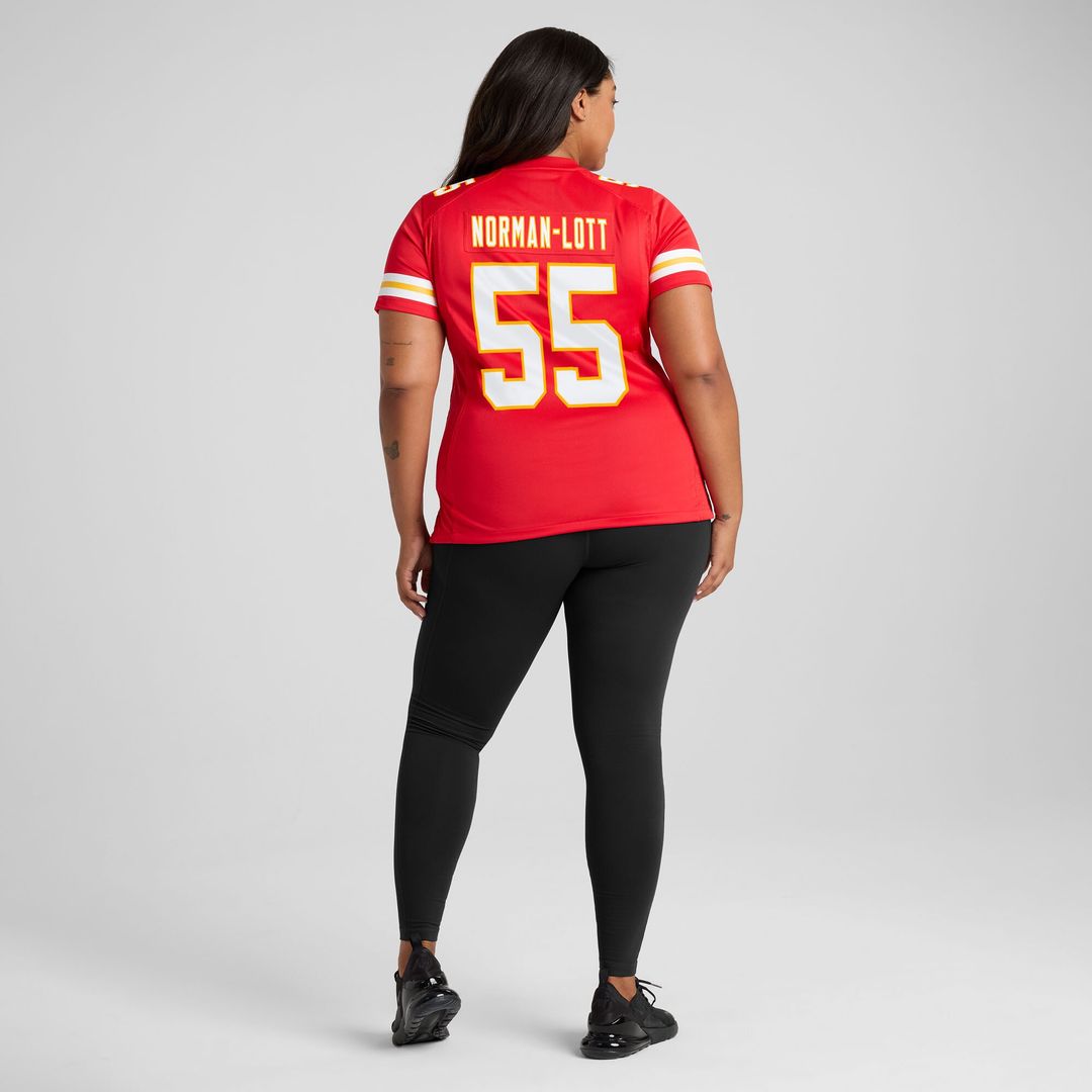 Omarr Norman-Lott Kansas City Chiefs Nike Women's Team Game Jersey - Red Official NFL Team Apparel Football Fan Gear