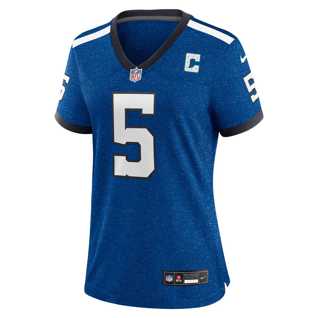Anthony Richardson Sr. Indianapolis Colts Nike Women's Alternate Indiana Nights Game Jersey - Royal Official NFL Team Apparel Football Fan Gear