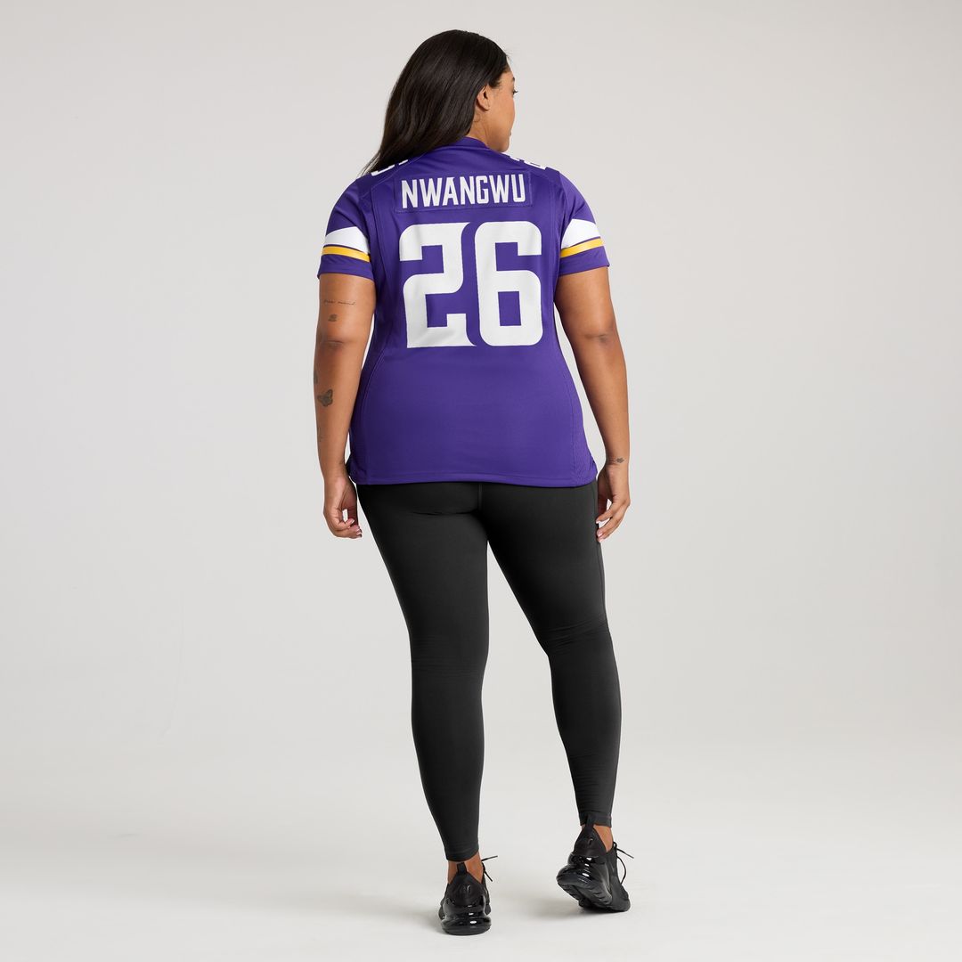 Kene Nwangwu Minnesota Vikings Nike Women's Game Jersey - Purple Official NFL Team Apparel Football Fan Gear