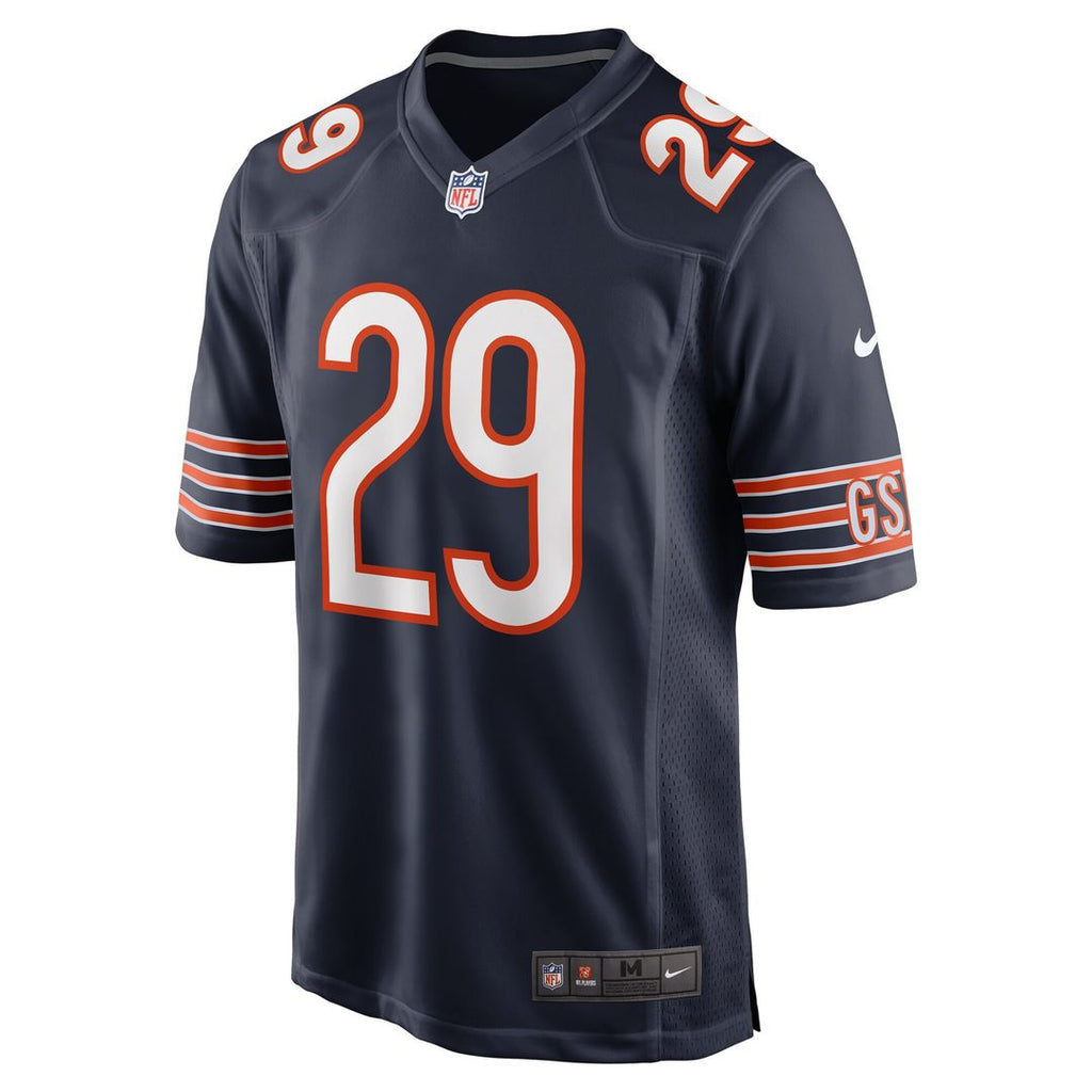 Tyrique Stevenson Chicago Bears Nike Game Jersey - Navy Official NFL Team Apparel Football Fan Gear