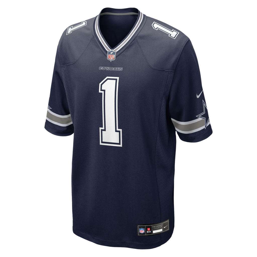 Number 1 Groom Dallas Cowboys Nike Game Jersey - Navy Official NFL Team Apparel Football Fan Gear