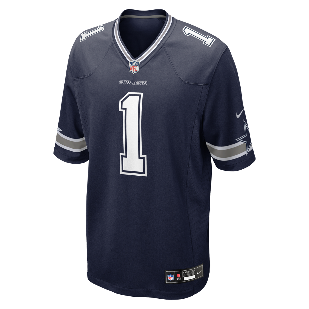 Number 1 Groom Dallas Cowboys Nike Game Jersey - Navy Official NFL Team Apparel Football Fan Gear