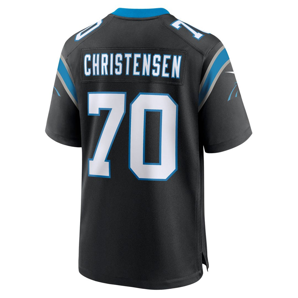 Brady Christensen Carolina Panthers Nike Team Game Jersey - Black Official NFL Team Apparel Football Fan Gear