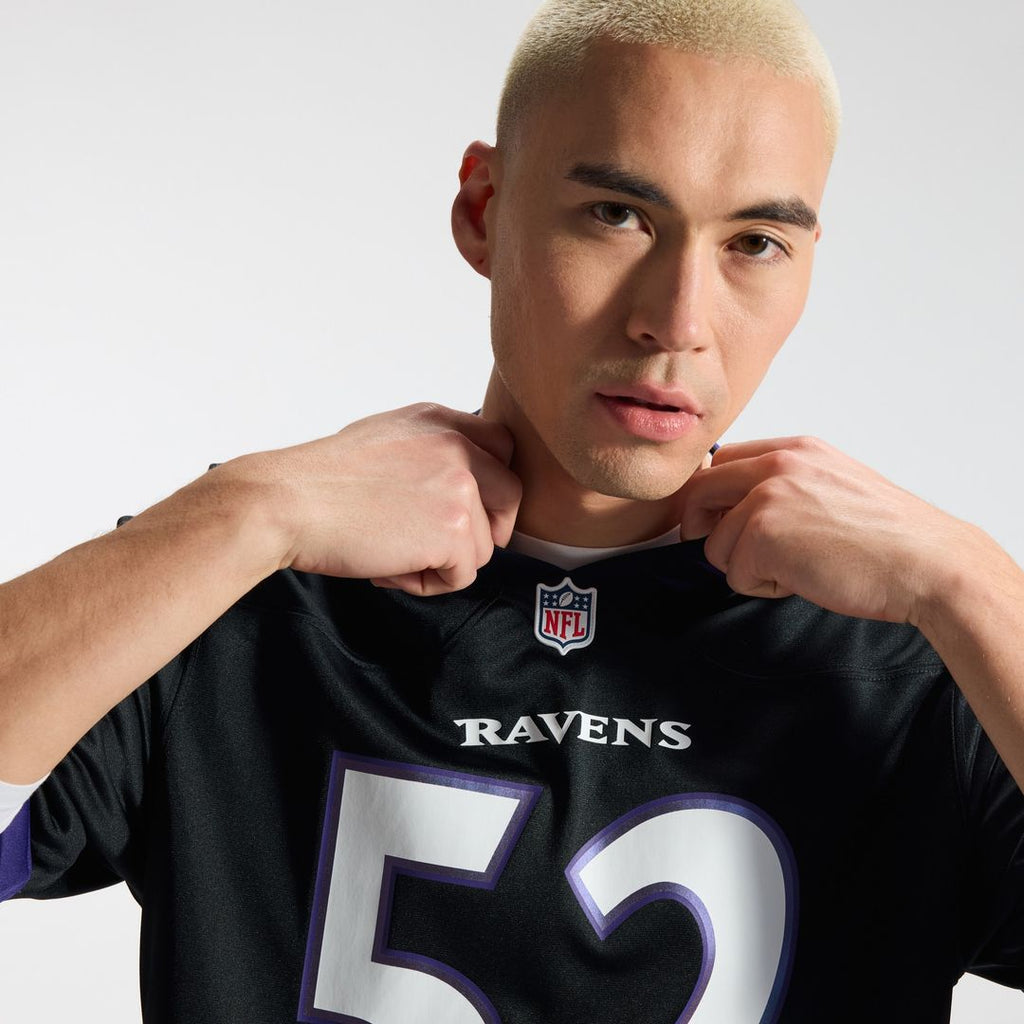 Ray Lewis Baltimore Ravens Nike Alternate Retired Player Game Jersey - Black Official NFL Team Apparel Football Fan Gear
