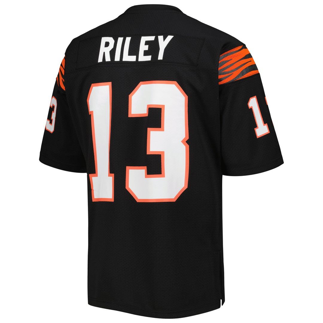 Ken Riley Cincinnati Bengals 1981 Mitchell & Ness Authentic Throwback Retired Player Jersey - Black Official NFL Team Apparel Football Fan Gear