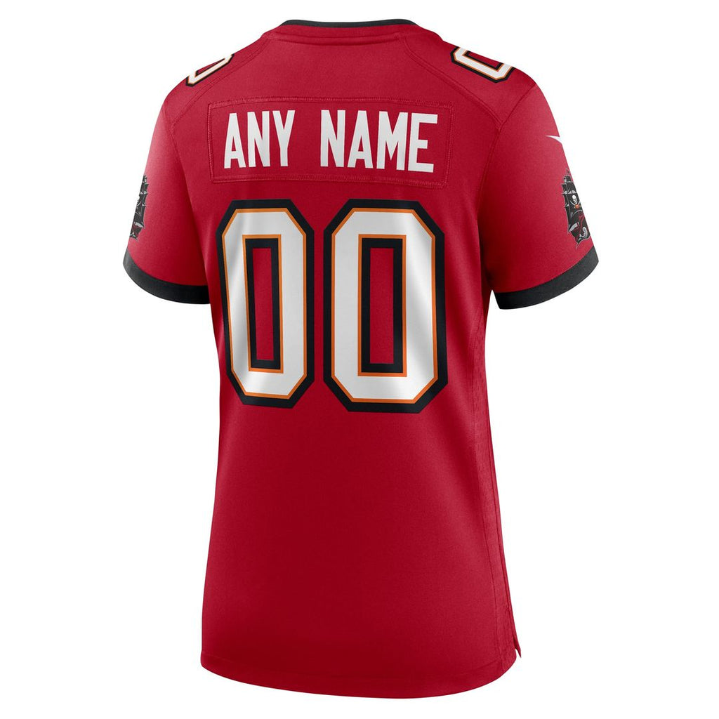 Tampa Bay Buccaneers Nike Women's Alternate Custom Game Jersey - Pewter Official NFL Team Apparel Football Fan Gear