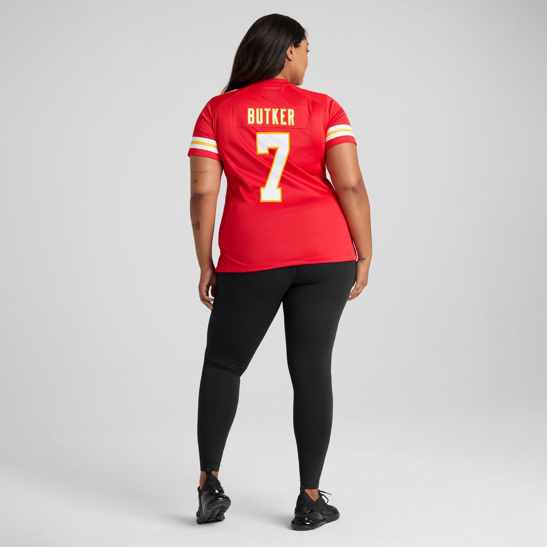 Harrison Butker Kansas City Chiefs Nike Women's Game Jersey - Red Official NFL Team Apparel Football Fan Gear