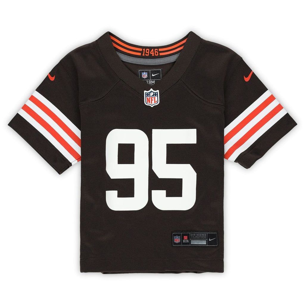 Myles Garrett Cleveland Browns Nike Infant Team Player Game Jersey - Brown Official NFL Team Apparel Football Fan Gear