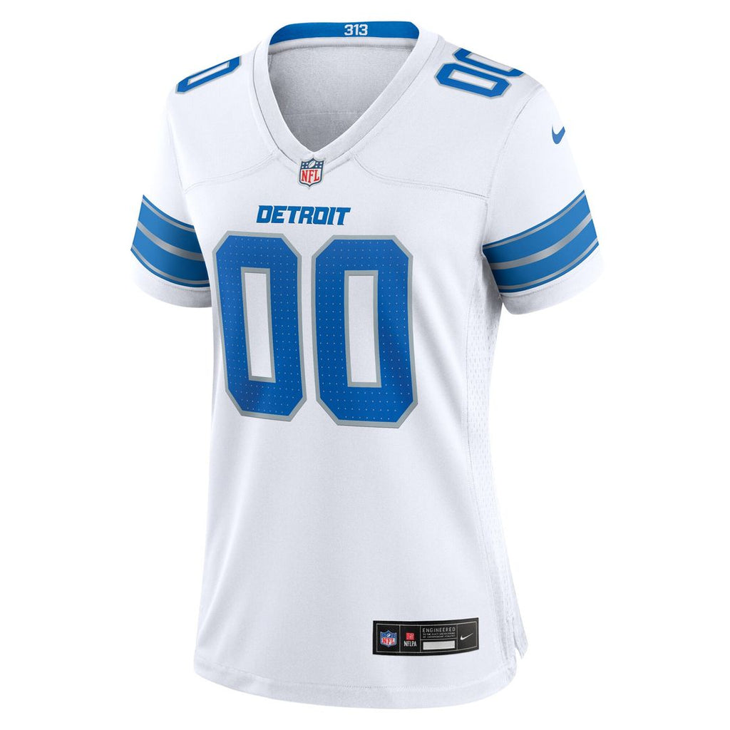 Detroit Lions Nike Women's Alternate Custom Game Jersey - Blue Official NFL Team Apparel Football Fan Gear
